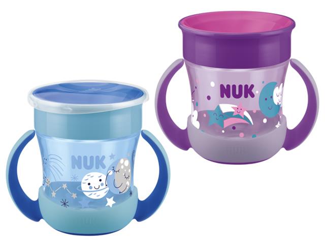 Kubek NUK Mini Magic Cup Night 160ml nr 751.352 interakcje ulotka kubek - 1 szt.