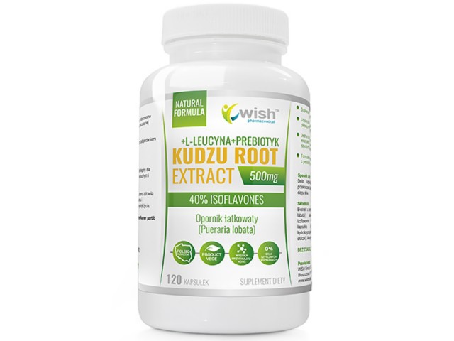 Kudzu Root Extract 500mg interakcje ulotka kapsułki  120 kaps.