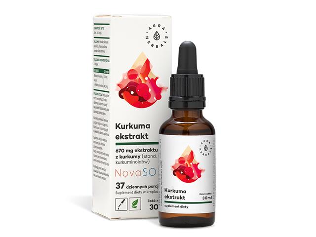 Kurkuma Ekstrakt interakcje ulotka krople  30 ml