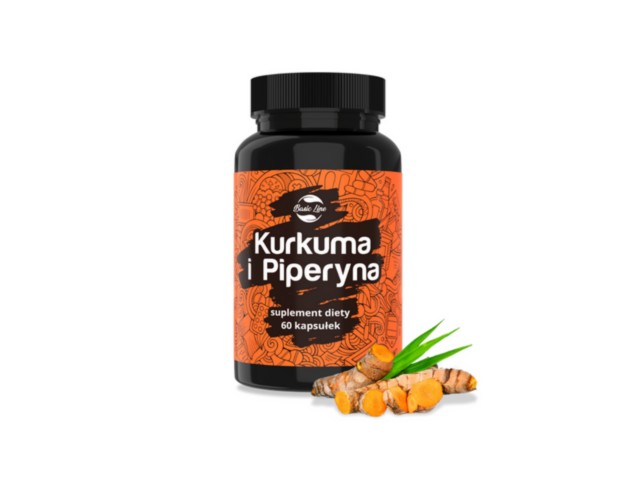 Kurkuma I Piperyna interakcje ulotka kapsułki - 60 kaps.