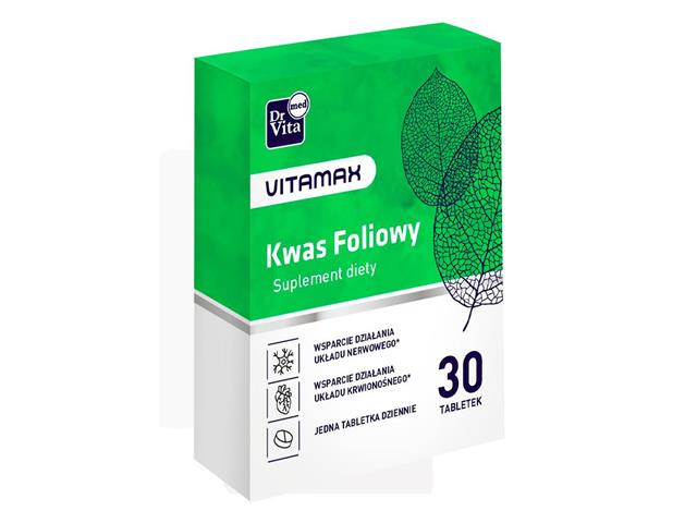 Kwas foliowy interakcje ulotka tabletki - 30 tabl.