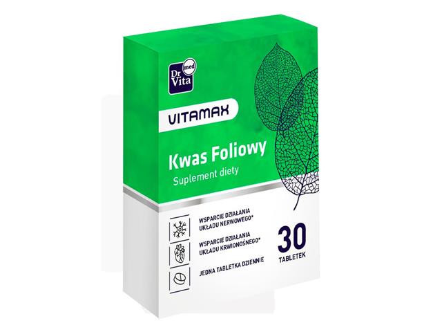 Kwas foliowy interakcje ulotka tabletki  30 tabl.