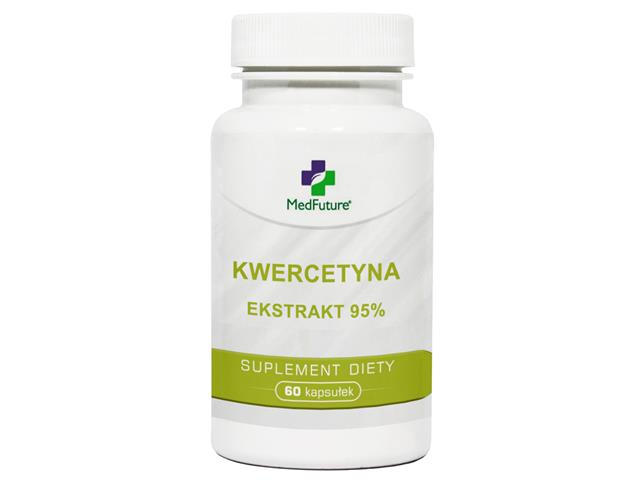 Kwercetyna Ekstrakt 95% interakcje ulotka kapsułki  60 kaps.