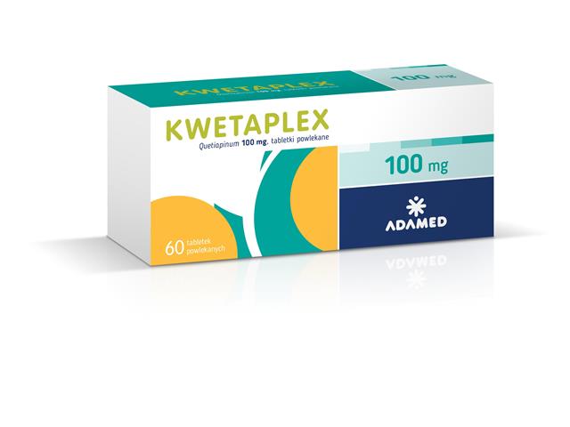 Kwetaplex interakcje ulotka tabletki powlekane 100 mg 