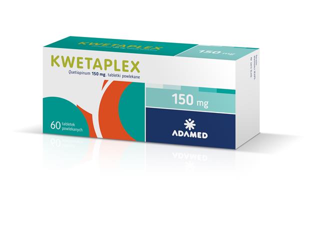 Kwetaplex interakcje ulotka tabletki powlekane 150 mg 60 tabl. | 6 blist.po 10 szt.