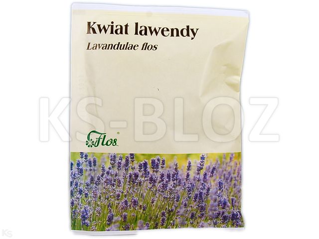 Kwiat Lawendy interakcje ulotka zioła do zaparzania  50 g