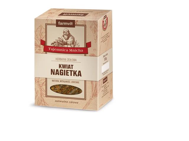 Kwiat Nagietka interakcje ulotka herbata  100 g