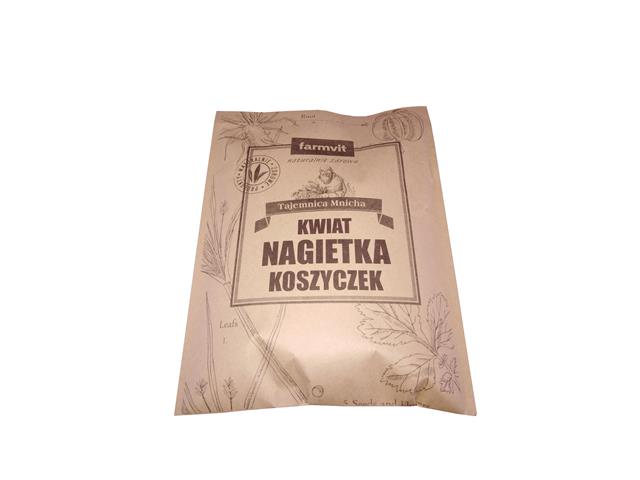 Kwiat Nagietka Koszyczek interakcje ulotka herbata  50 g