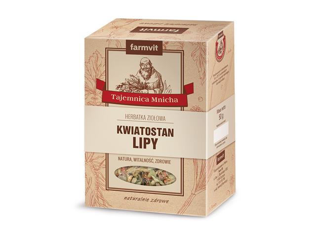 Kwiatostan Lipy interakcje ulotka herbata  50 g