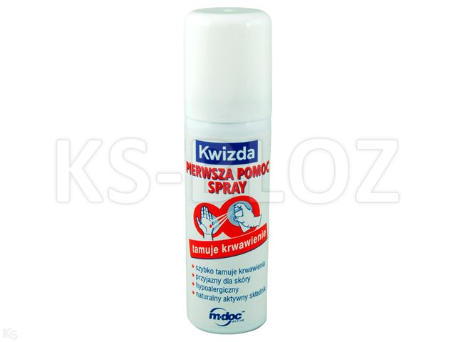 KWIZDA Pierwsza Pomoc Spray interakcje ulotka  - 40 g