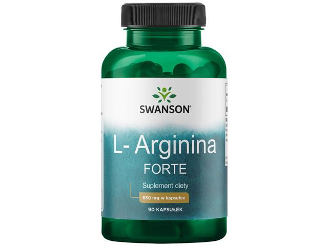 L-Arginina Forte interakcje ulotka kapsułki 850 mg 90 kaps.