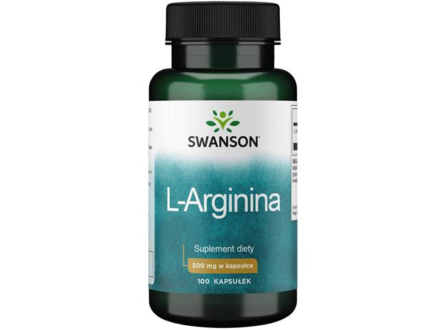 L-Arginina interakcje ulotka kapsułki 500 mg 100 kaps.