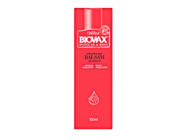 L'Biotica Biovax Balsam do włosów odbudowujący opuntia oil & mango interakcje ulotka balsam - 100 ml