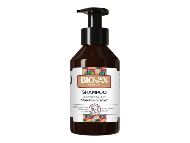 L'Biotica Biovax Botanic Szampon oczyszczający octowy interakcje ulotka szampon  200 ml