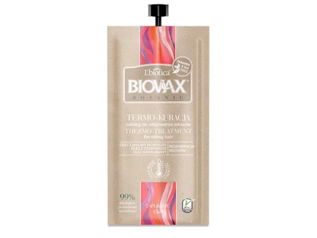 L'Biotica Biovax Botanic Termo-kuracja do włosów interakcje ulotka olej - 15 ml