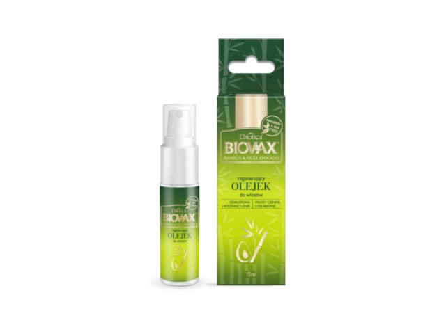L'Biotica Biovax Eliksir olejek do włosów bambus olej avocado interakcje ulotka olejek  15 ml