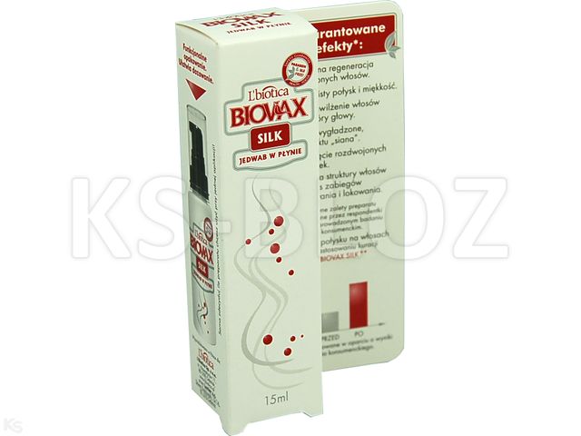 L'Biotica Biovax Silk Jedwab W płynie interakcje ulotka płyn  15 ml