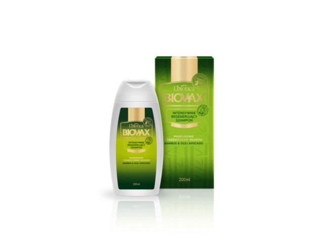 L'Biotica Biovax Szampon do mycia włosów intensywnie regenerujący bambus olej avocado interakcje ulotka   200 ml