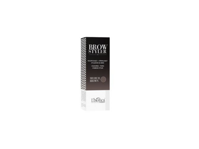 L'Biotica Brow Styler Stylizator do brwi medium brown interakcje ulotka żel - 4 ml