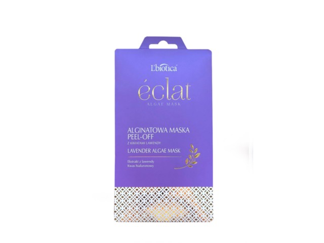 L'Biotica Eclat Alginatowa Maska peel-off z kwiatami lawendy interakcje ulotka proszek - 10 g