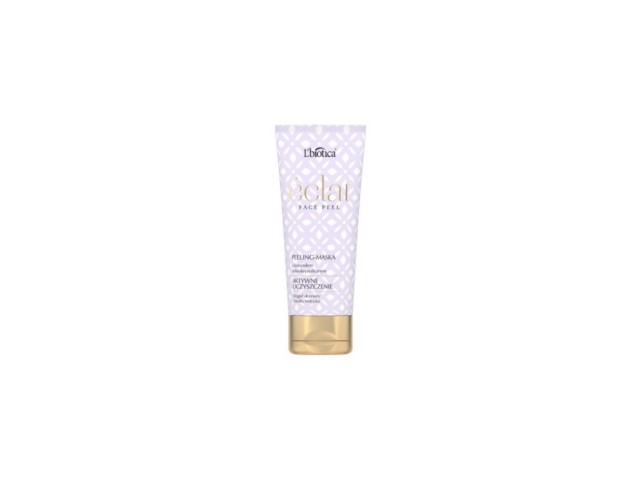 L'Biotica Eclat Peeling-maska do twarzy aktywne oczyszczanie węgiel interakcje ulotka peeling - 50 ml