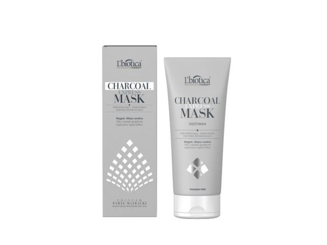 L'Biotica Express Mask Charcoal Prefessional Therapy Odżywka do włosów interakcje ulotka maska do włosów  200 ml