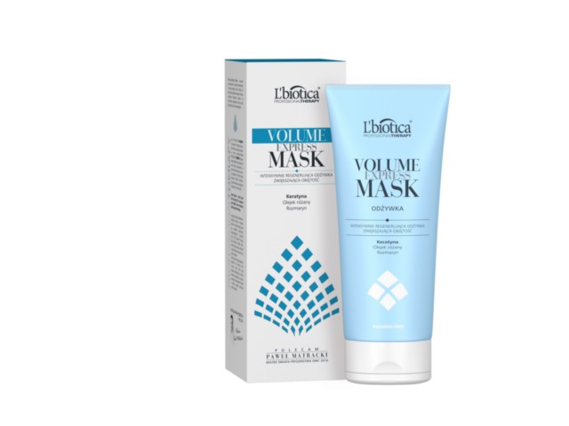 L'BIOTICA EXPRESS Mask Volume Professional Therapy Odżywka d/wł. dodająca objętości interakcje ulotka   200 ml