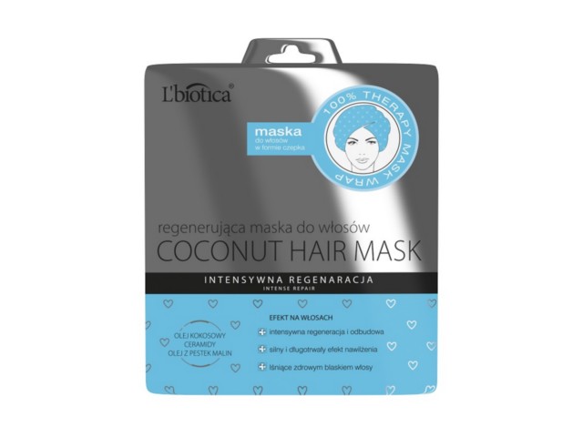 L'BIOTICA Maska do wł. regenerująca w formie czepka interakcje ulotka maska do włosów - 30 ml