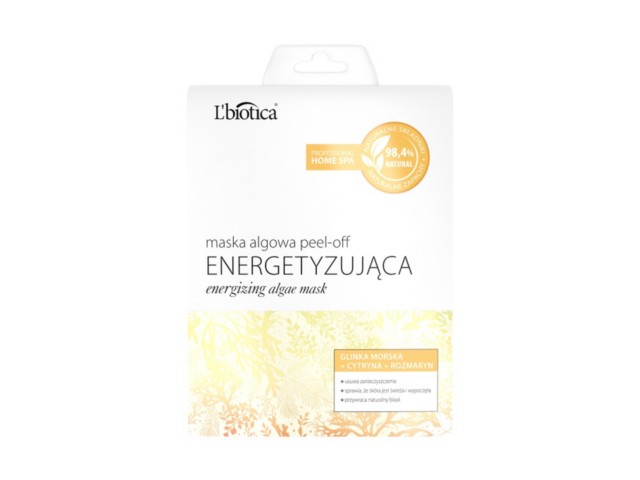 L'Biotica Maska peel-off energetyzująca algowa interakcje ulotka maseczka - 12 g