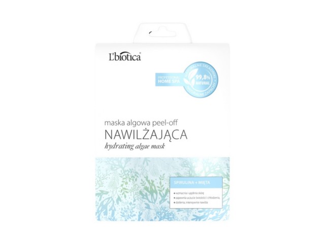 L'Biotica Maska peel-off nawilżająca algowa interakcje ulotka maseczka - 12 g