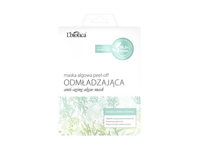 L'Biotica Maska peel-off odmładzająca algowa interakcje ulotka maseczka - 12 g