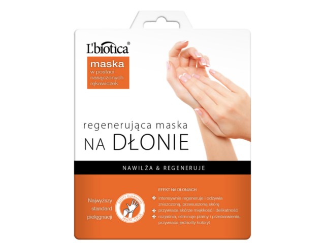 L'Biotica Maska-rękawiczki na dłonie interakcje ulotka maseczka  26 g