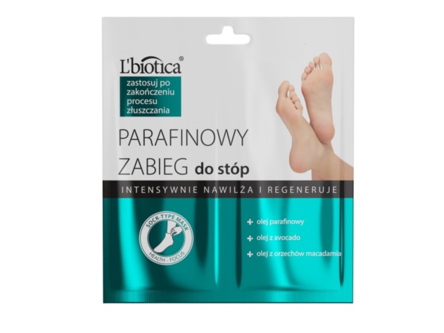 L'BIOTICA Parafinowy zabieg do stóp Intensywne nawilżenie interakcje ulotka płyn - 2 szt. po 5,5 ml