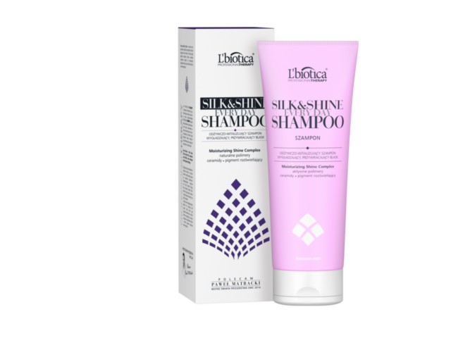 L'Biotica Professional Therapy Silk & Shine Shampoo Szamp. d/myc. włos. dodający blasku wygładz. interakcje ulotka szampon - 250 ml