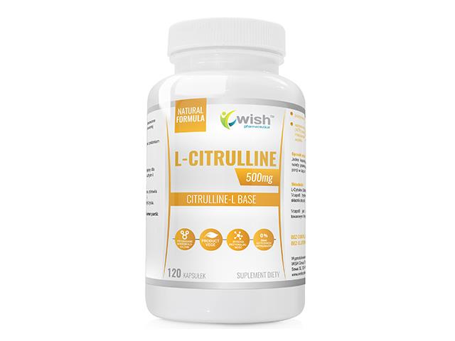 L-Citrulline 500mg interakcje ulotka kapsułki  120 kaps.