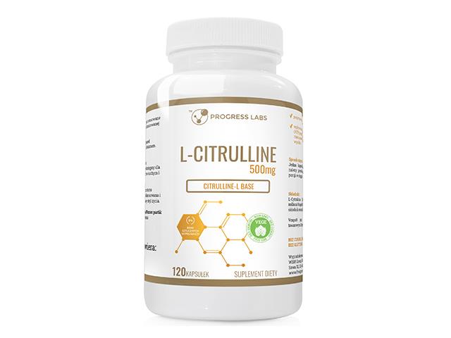 L-Citrulline 500mg interakcje ulotka kapsułki - 120 kaps.