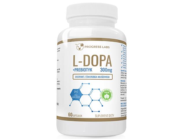 L-DOPA 300mg Ekstrakt z Świerzbca Właściwego interakcje ulotka kapsułki - 60 kaps.