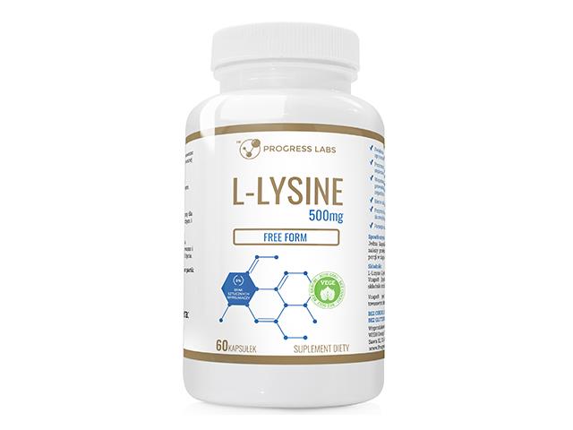 L-Lysine 500mg interakcje ulotka kapsułki  60 kaps.