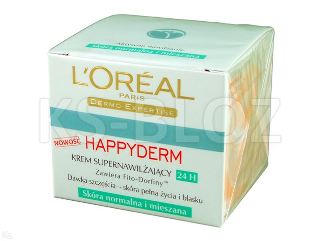 L'OREAL HAPPY DERM Krem c.norm./miesz. interakcje ulotka   50 ml | słoik