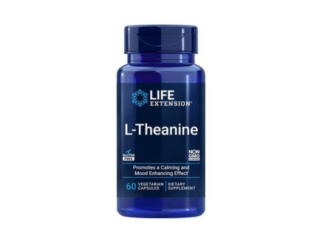 L-Theanine 100 mg interakcje ulotka kapsułki wegetariańskie - 60 kaps.