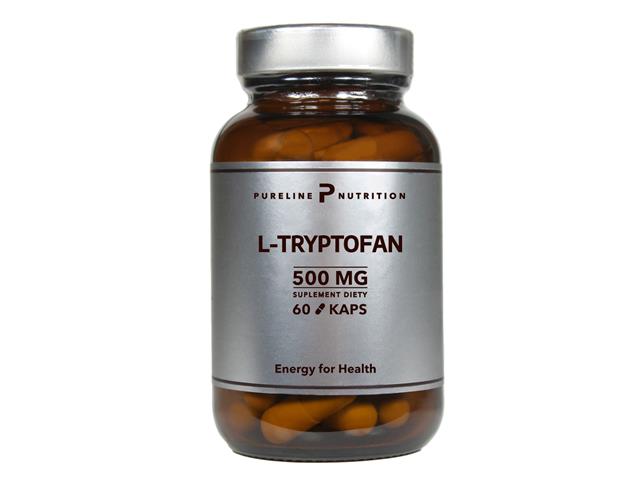 L-Tryptofan 500 mg Pureline Nutrition interakcje ulotka kapsułki - 60 kaps.