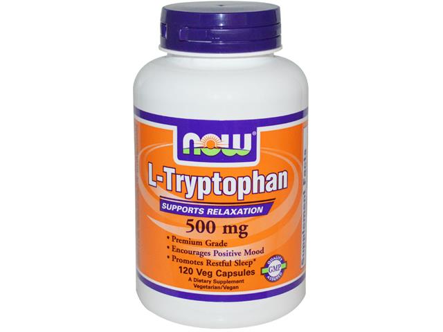 L-Tryptophan 500 mg interakcje ulotka kapsułki wegetariańskie  120 kaps.