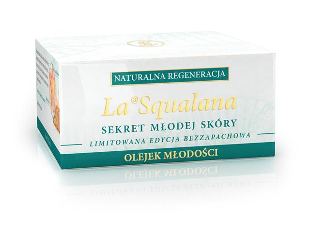 LA SQUALANA Sekret Młodej Skóry Limitowana edycja bezzapachowa interakcje ulotka olejek - 50 ml