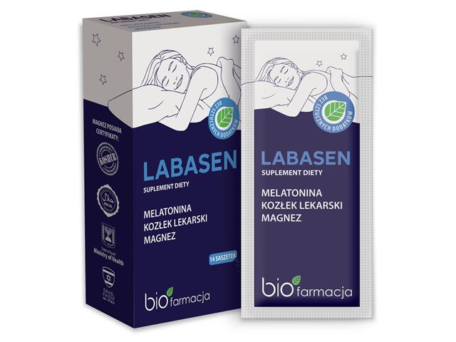 Labasen interakcje ulotka saszetka - 14 sasz.