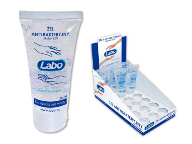 LABO Żel Antybakteryjny interakcje ulotka żel - 20 ml (tub.)