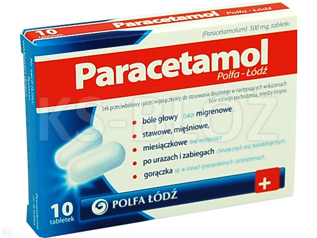 mg paracetamol 0.5 Paracetamol 0,5  ulotka (dawkowanie, zastosowanie