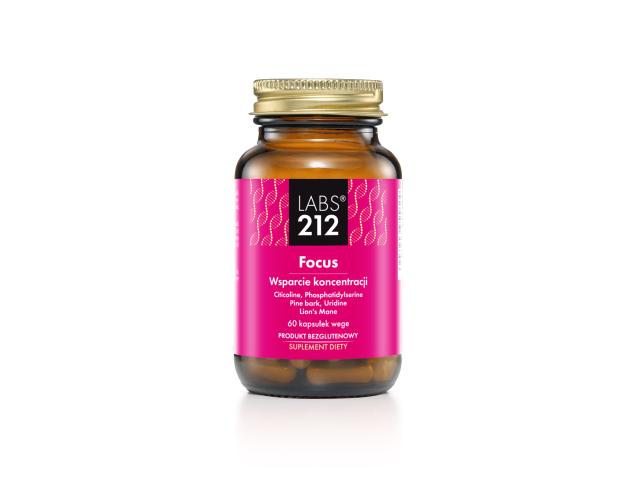 Labs212 Focus Wsparcie Koncentracji interakcje ulotka kapsułki - 60 kaps.