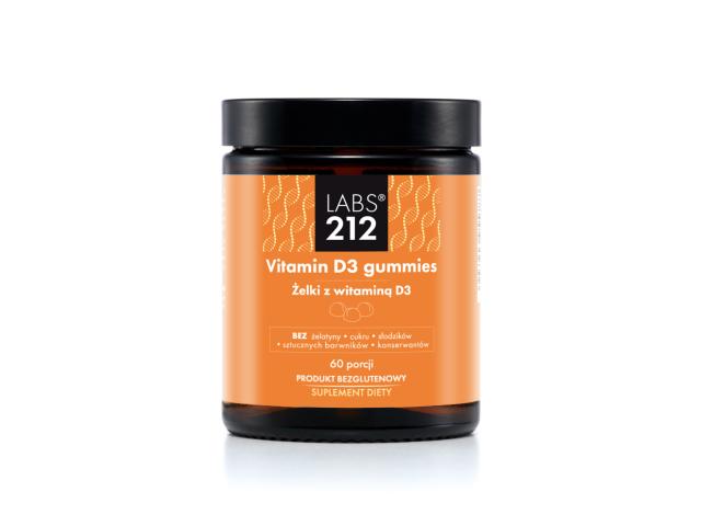 Labs212 Vitamin D3 Gummies interakcje ulotka żelki - 60 szt.