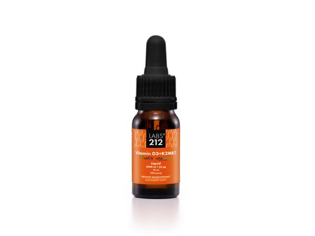 Labs212 Vitamin D3 + K2MK7 Liquid interakcje ulotka płyn - 10 ml