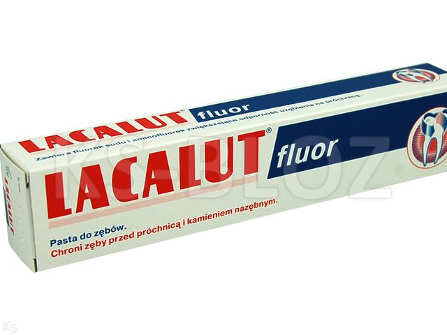 Lacalut Fluor Pasta do mycia zębów interakcje ulotka   75 ml